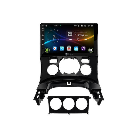 Vencore 3236-10007-0163b Android-15-Multimedia-Display 9" 9109a Mtk6762 Octa-Core 2 GB/32 GB IPS-Frontblende CarPlay Android Auto Rückfahrkamera-Unterstützung AHD Peugeot 3008 2008–2016 – Schwarz 3236-10007-0163b