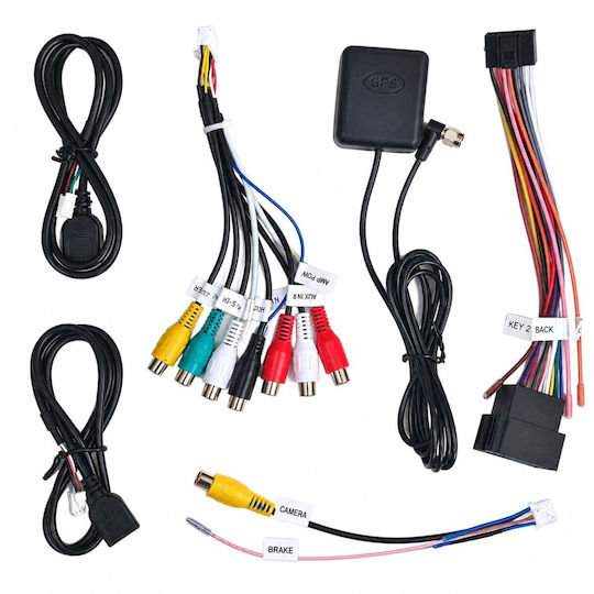 Vencore 3236-10007-0163b Android-15-Multimedia-Display 9" 9109a Mtk6762 Octa-Core 2 GB/32 GB IPS-Frontblende CarPlay Android Auto Rückfahrkamera-Unterstützung AHD Peugeot 3008 2008–2016 – Schwarz 3236-10007-0163b