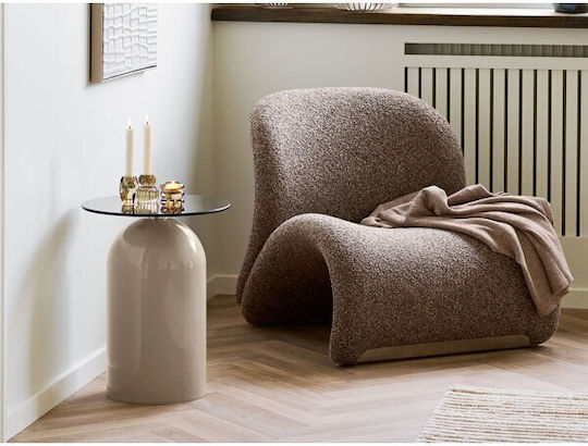 Brea 278 Fotoliu Rotativ Maro 84x72x76cm Brea 278 Fotoliu Rotativ Maro 84x72x76cm