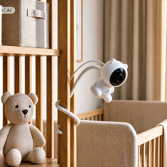 Lionelo Babyline Smart Baby Monitor with Two-Way Audio & Lullabies & Melodies