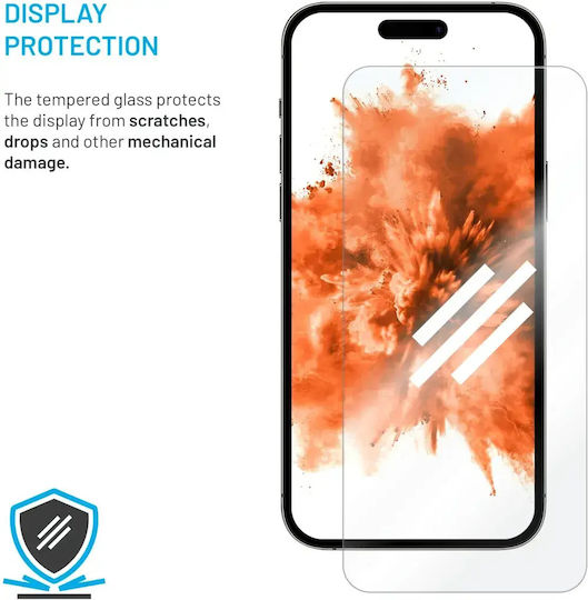 Fixed 2.5d Tempered Glass Anti-dust Applicator Apple Iphone 18 Pro Max 2 Pieces
