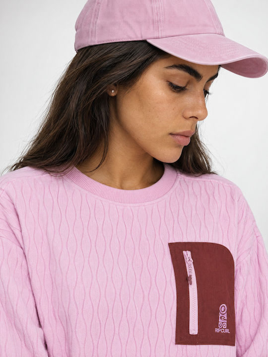 Winter Women's Fleece Top Pink