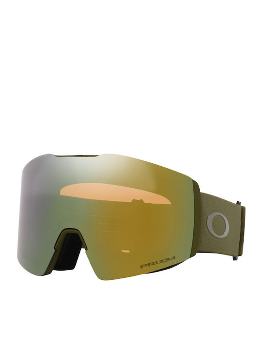 Oakley Mască pentru Adulți Verde cu Lentilă Fumurie Verde