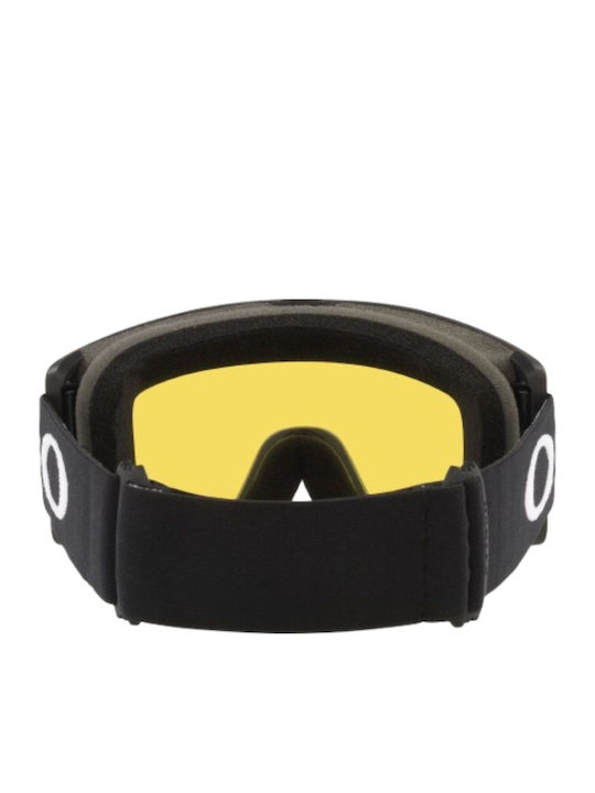 Oakley L Snow Mască de Schi și Snowboard pentru Adulți Neagră cu Lentilă Neagră