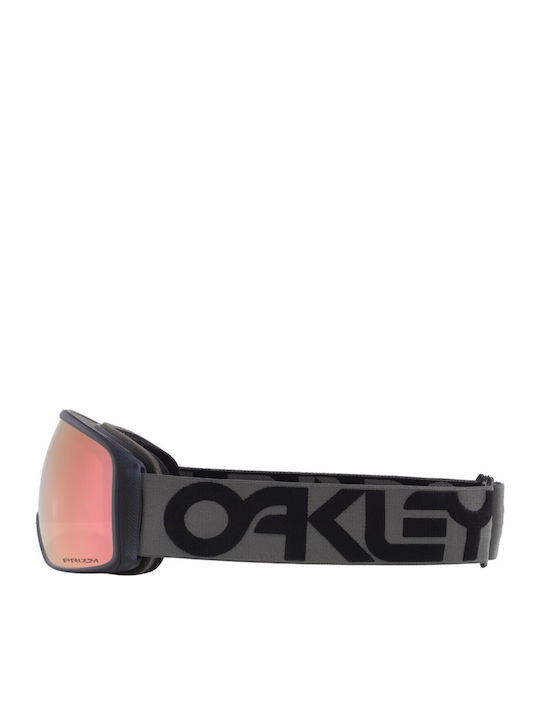 Oakley Mască de Schi și Snowboard pentru Adulți Roz cu Lentilă Roz