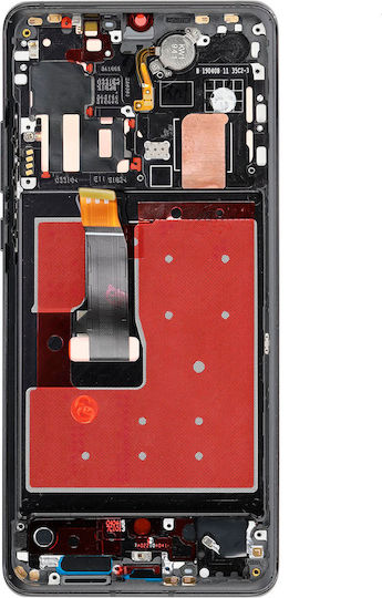 Ecran OLED Asamblat cu Mecanism Tactil și Ramă pentru Huawei P30 Pro (Negru)
