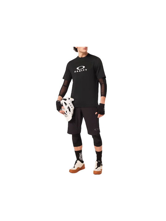 Oakley Männer Kurze Ärmel Fahrradtrikot Schwarz