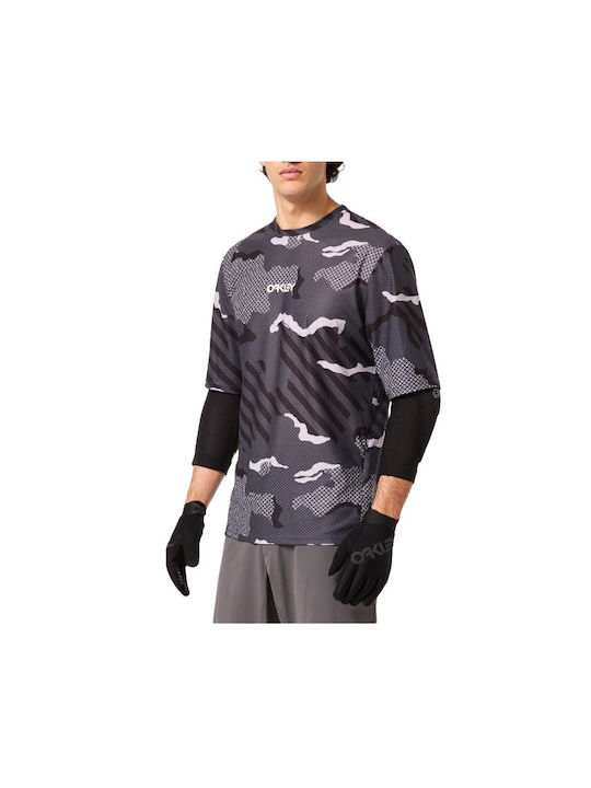 Oakley Ανδρική Κοντομάνικη Μπλούζα Ποδηλασίας Γκρι