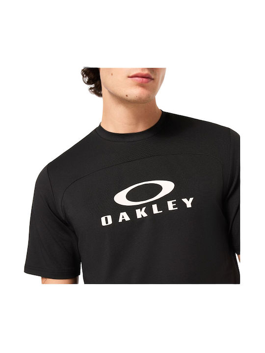 Oakley Männer Kurze Ärmel Fahrradtrikot Schwarz