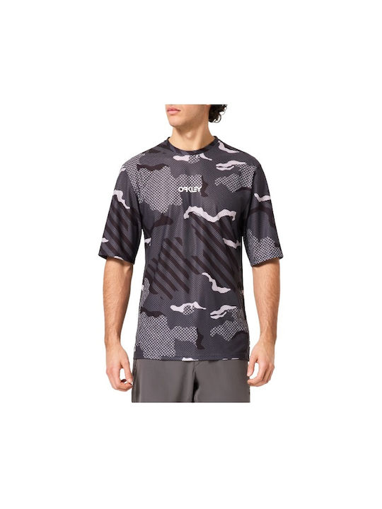 Oakley Ανδρική Κοντομάνικη Μπλούζα Ποδηλασίας Γκρι