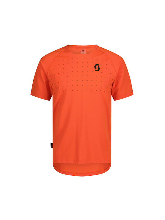 Scott Herren Kurzarm Mountainbike-Trikot Rot