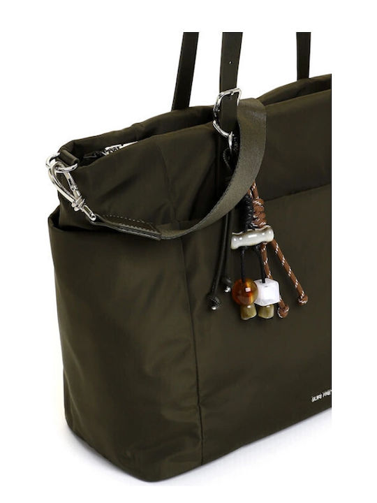 Women's Olive Green Shopper Bag