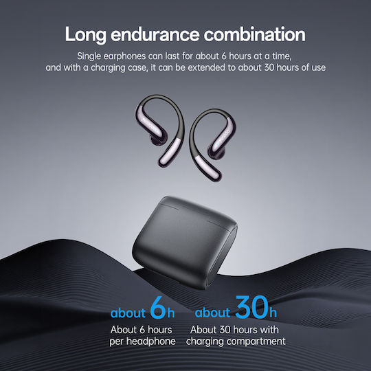 YSP28 Open Ear Căști Bluetooth Handsfree cu Husă de Încărcare Negre