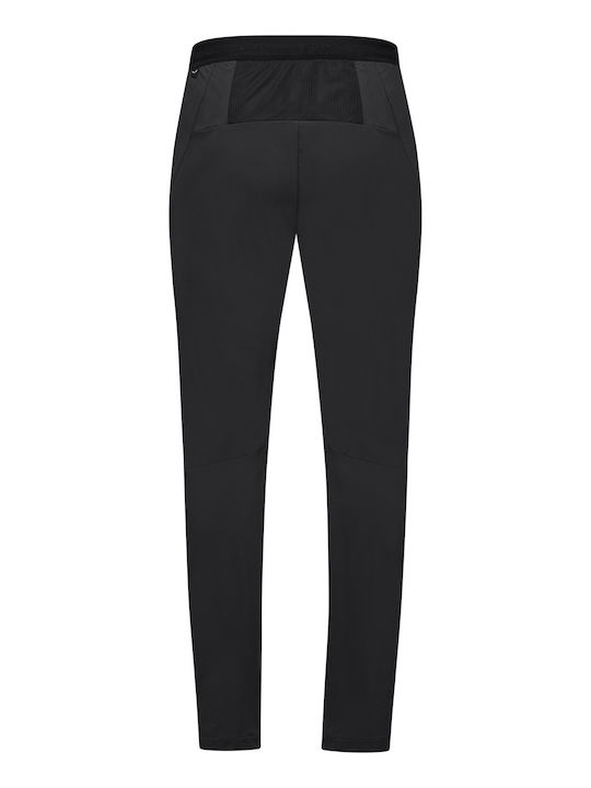Salewa Durastretch Pantaloni Lungi Negri de Drumeție pentru Bărbați