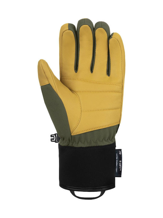 Reusch Men's Ski & Snowboard Gloves Yellow