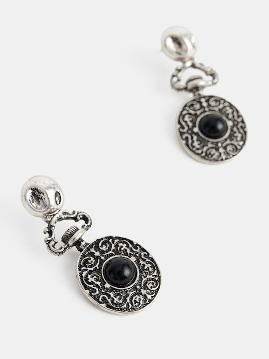 Boho Обеци с Камък Метални
