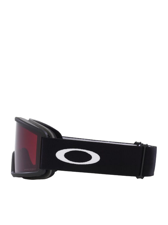 Oakley Mască de Schi & Snowboard pentru Adulți Neagră cu Lentilă Fumurie Neagră