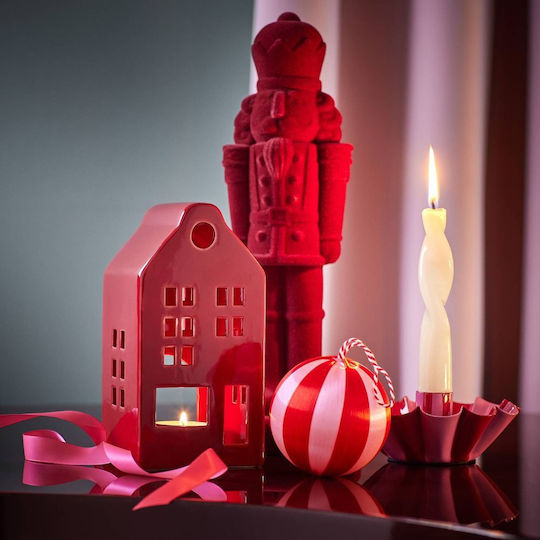 Butlers Roter Weihnachts-Nussknacker aus Samt