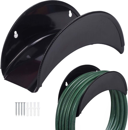 Relaxdays Hose Guide Edge Protection Set 2 Black