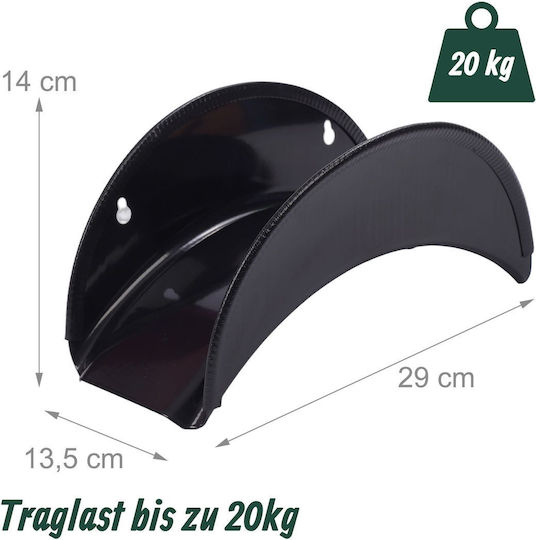 Relaxdays Hose Guide Edge Protection Set 2 Black
