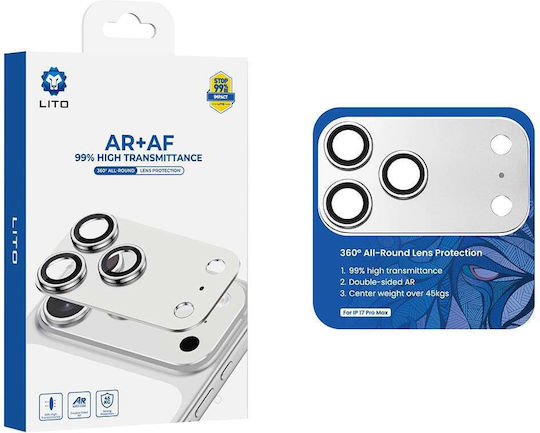 Lito Crown Halo Ar + Af Camera Lens Iphone 18 Pro Max Silver