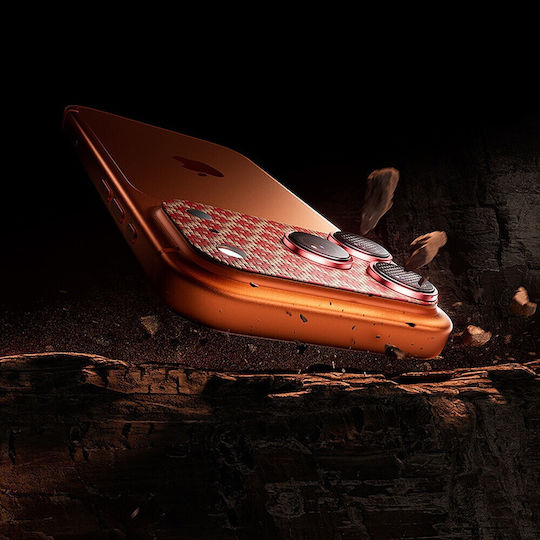 Benks Протектор за камера Закалено стъкло Orange за iPhone 17 Pro Max