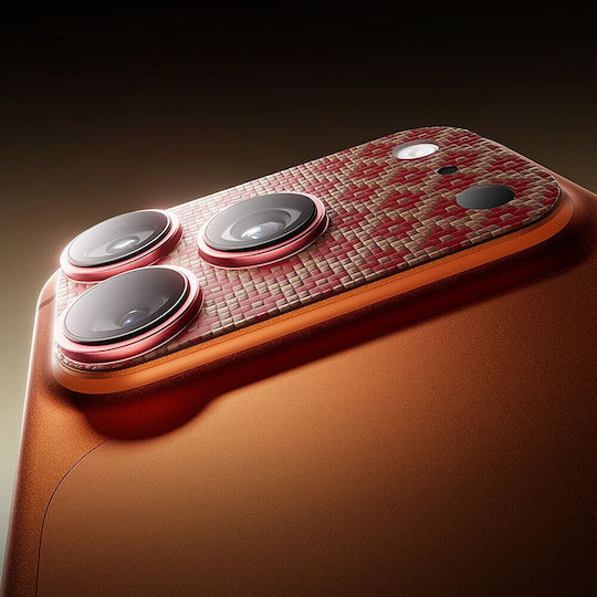 Benks Протектор за камера Закалено стъкло Orange за iPhone 17 Pro