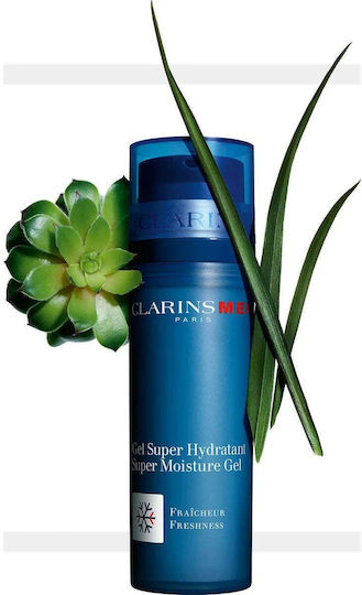 Clarins Men Super Moisture Freshness Ενυδατικό Ανδρικό Gel Προσώπου Ημέρας 50ml