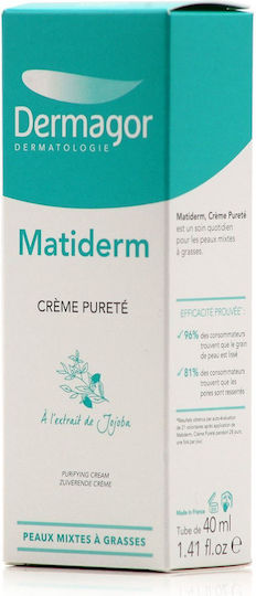 Matiderm Face Cream for Moisturizing & Oiliness Control 40ml