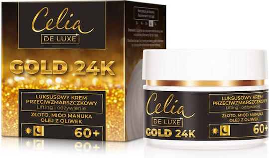 Celia De Luxe Gold 24k Cremă De Noapte Pentru Față 60+ 50ml