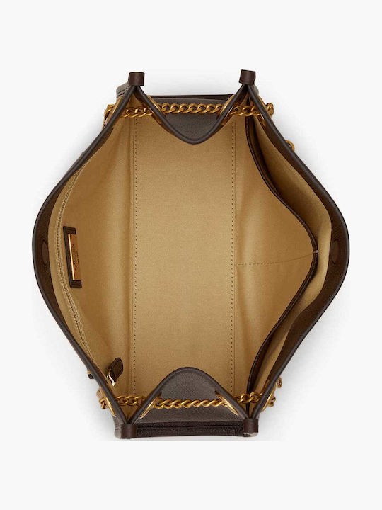 Leather Women's Shoulder Bag Chestnut Brown