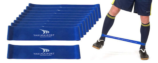 Yakimasport Set de 10 benzi elastice cu buclă lungă 0,5 m