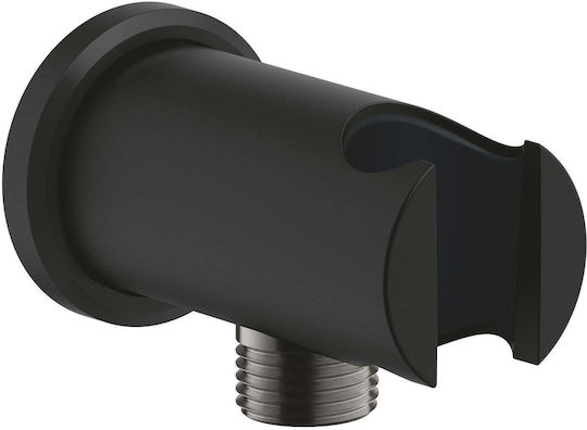 Grohe 26658kf0 Rainshower Universal Shower Outlet Elbow 1/2" X 1/2" Holder Matte Black