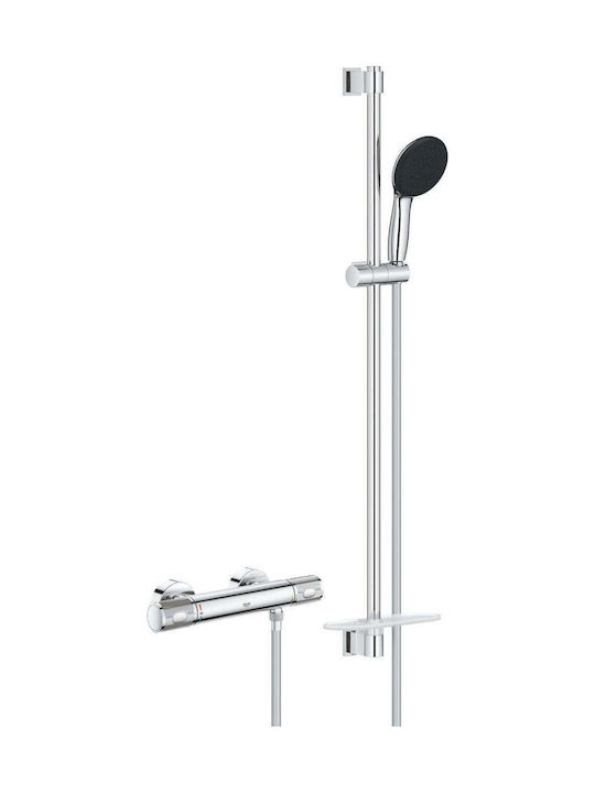 Grohe Αναμεικτική Μπαταρία Ντουζιέρας Θερμοστατική Πλήρες Σετ Grohe Αναμεικτική Μπαταρία Ντουζιέρας Θερμοστατική Πλήρες Σετ