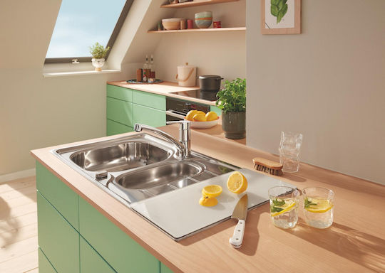 Grohe Suprafață de Tăiere din Sticlă Transparentă 45x24cm
