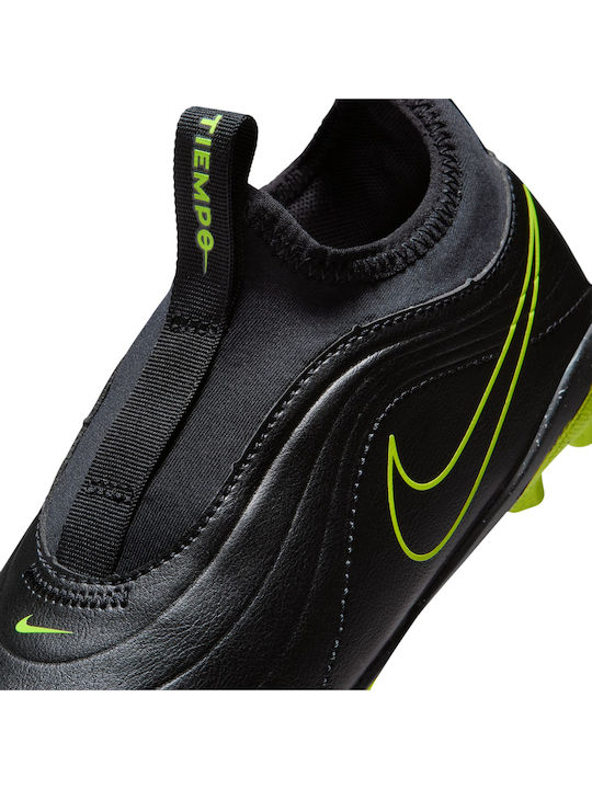 Tiempo FG/MG Kids Molded Soccer Cleats Black