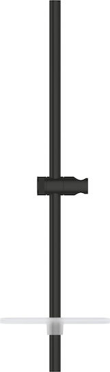 Grohe 266022430 Feste Duschstange 630 Mm 78 Mm Universal Verstellbare Wandhalterung für Handbrause ABS-Duschstange Schwarz