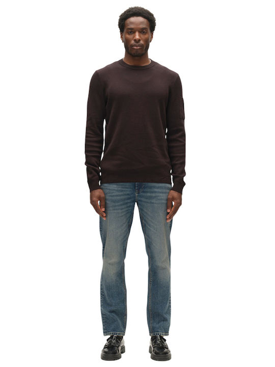 Adriel Long-Sleeve Sweater Brown