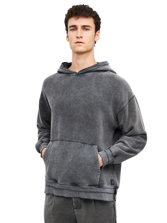 Dirty Laundry Hooded Sweatshirt Vint Grey
