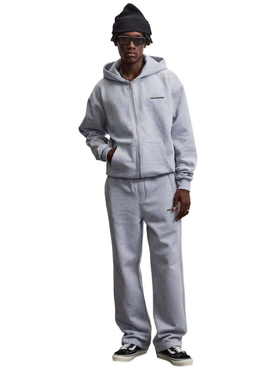 Graue Kapuzenjacke