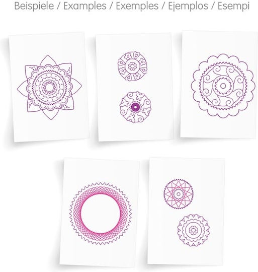 Goki Mandala-Spiralenmalset für Kinder ab 4 Jahren