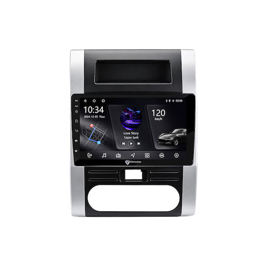 Vencore 3236-10006-0223s Android-Multimedia-Display 15 10,1" PX5S Octa-Core 2 GB/32 GB IPS-Frontblende CarPlay Android Auto 360°-Kamera-Unterstützung Nissan X-Trail 2007–2013 – Silber 3236-10006-0223s