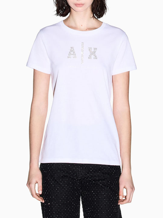Women's Short Sleeve Top White XW002348AF10356 U0002