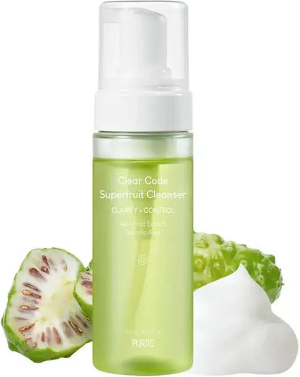 Purito Clear Code Superfruit Liquid Facial Cleanser for Brightening & Oil Control 150ml