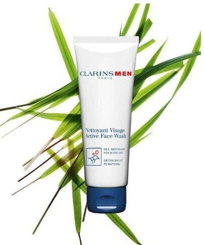 Clarins Spumă Activă De Curățare A Feței Pentru Bărbați 125ml