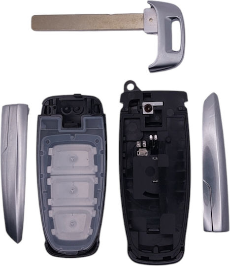 Carcasă Compatibilă pentru Cheie Audi Smartkey cu 3 Butoane, Lamă Hu162t