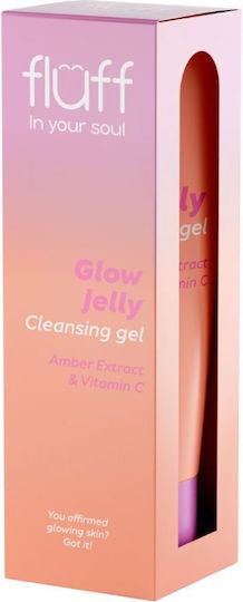 Fluff Glow Gel Facial Cleanser for Brightening and Moisturizing Action 100ml
