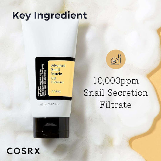Cosrx Advanced Snail Mucin Power Gel De Curățare a Feței cu Acțiune de Hidratare și Controlul Sebumului 150ml