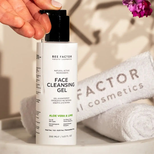 Bee Factor Flax Gel Für Gesichtsreinigung Für Kontrolle Der Fettigkeit & Aufhellung 200ml