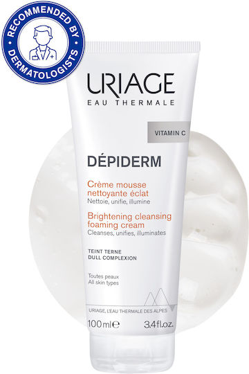 Uriage Depiderm Spumă Demachiant Facial pentru Strălucire 100ml